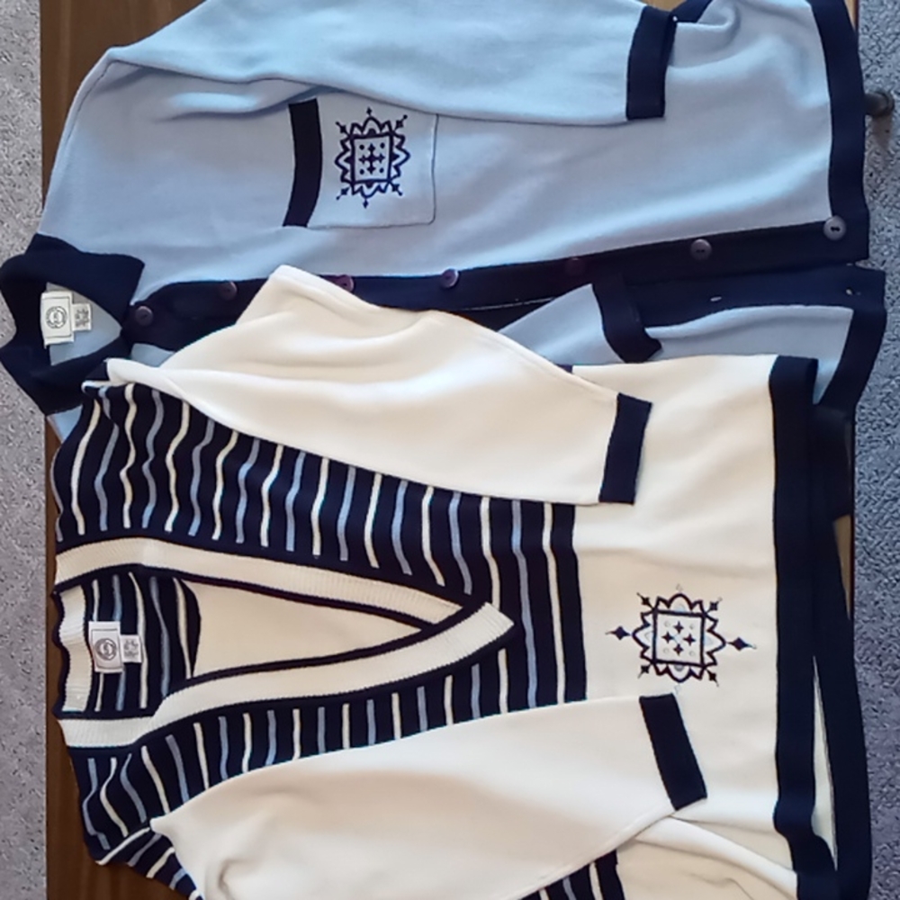 Lot of 2 Evan Picone Sport Sweaters Size M